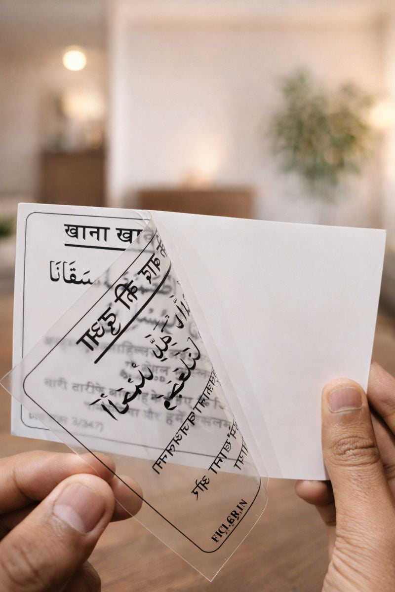 Hindi Dua stickers (12) + Traceable Kit Combo
