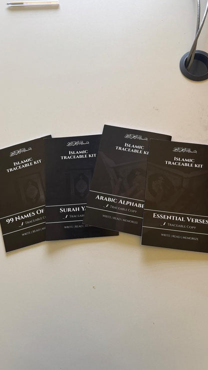 Ultimate Islamic Learning Set – Traceable Kit + Dua Stickers (in Hindi)